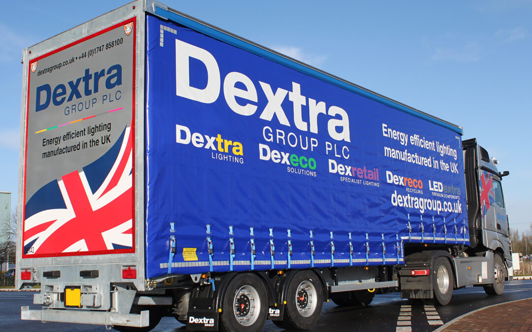 Dextra lights the way with a custom Tiger Trailer and cutting-edge Mercedes truck combination