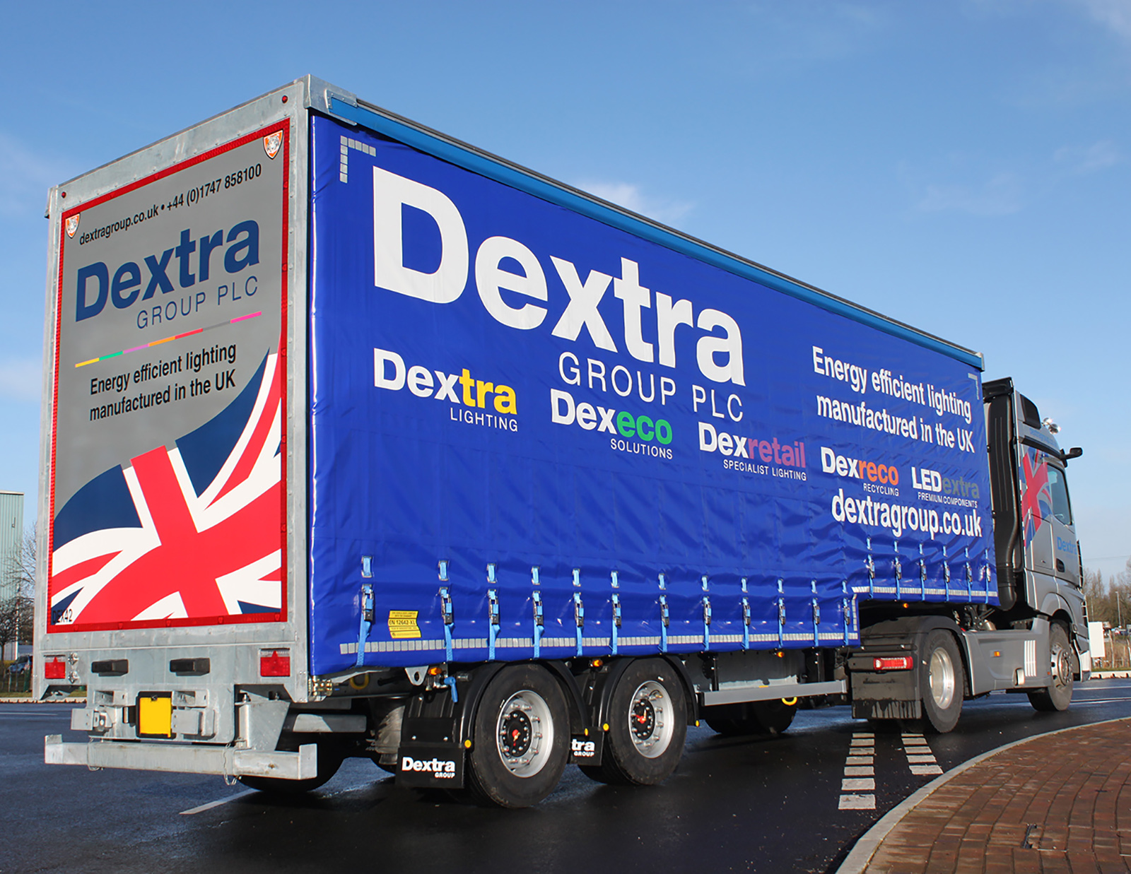 Dextra double deck curtainsider - galvanised