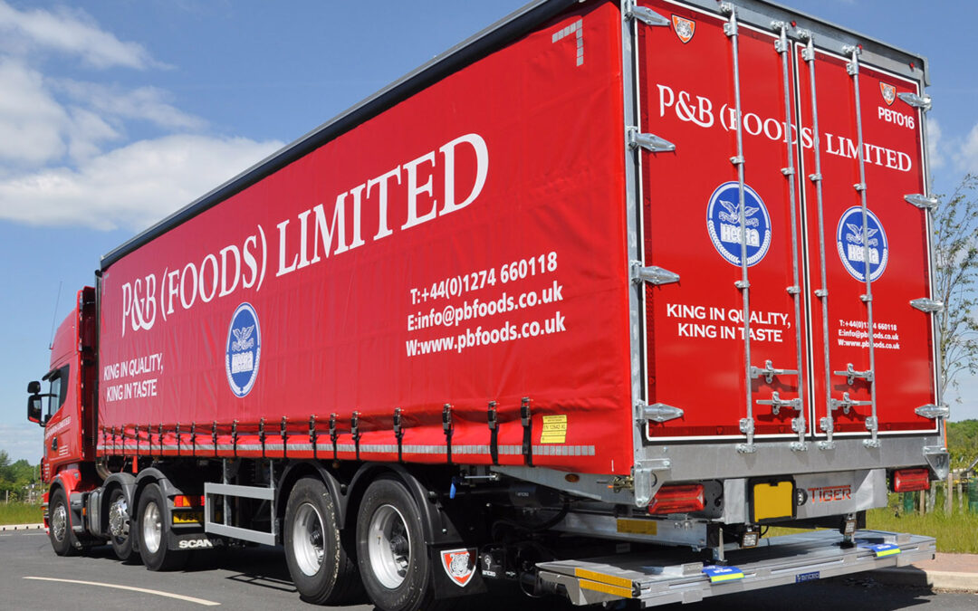 P&B Foods gets its first taste of Tiger with a customised urban curtainsider trailer