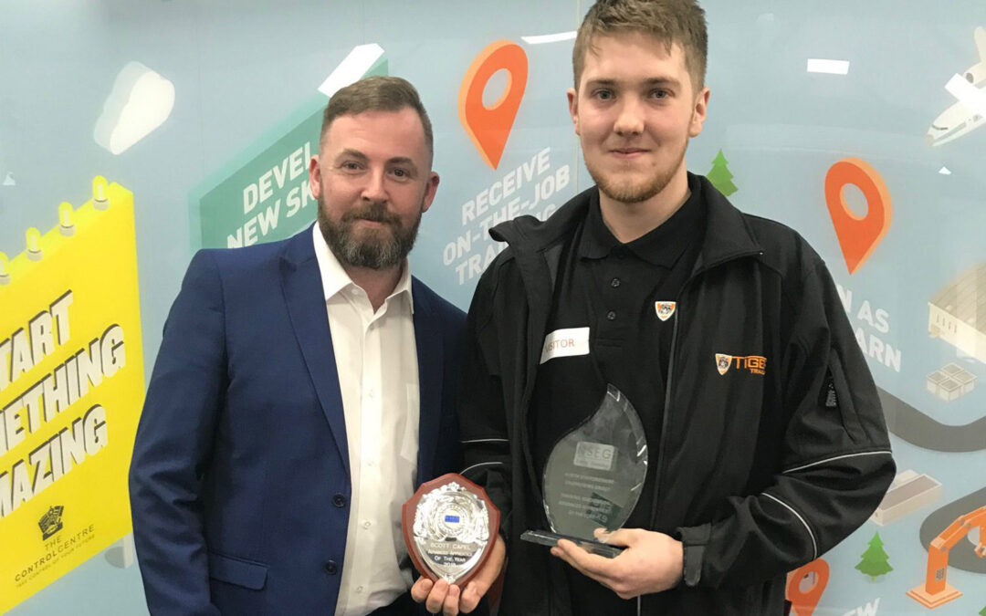 Scott Capel awarded Advanced Apprentice Of The Year Award