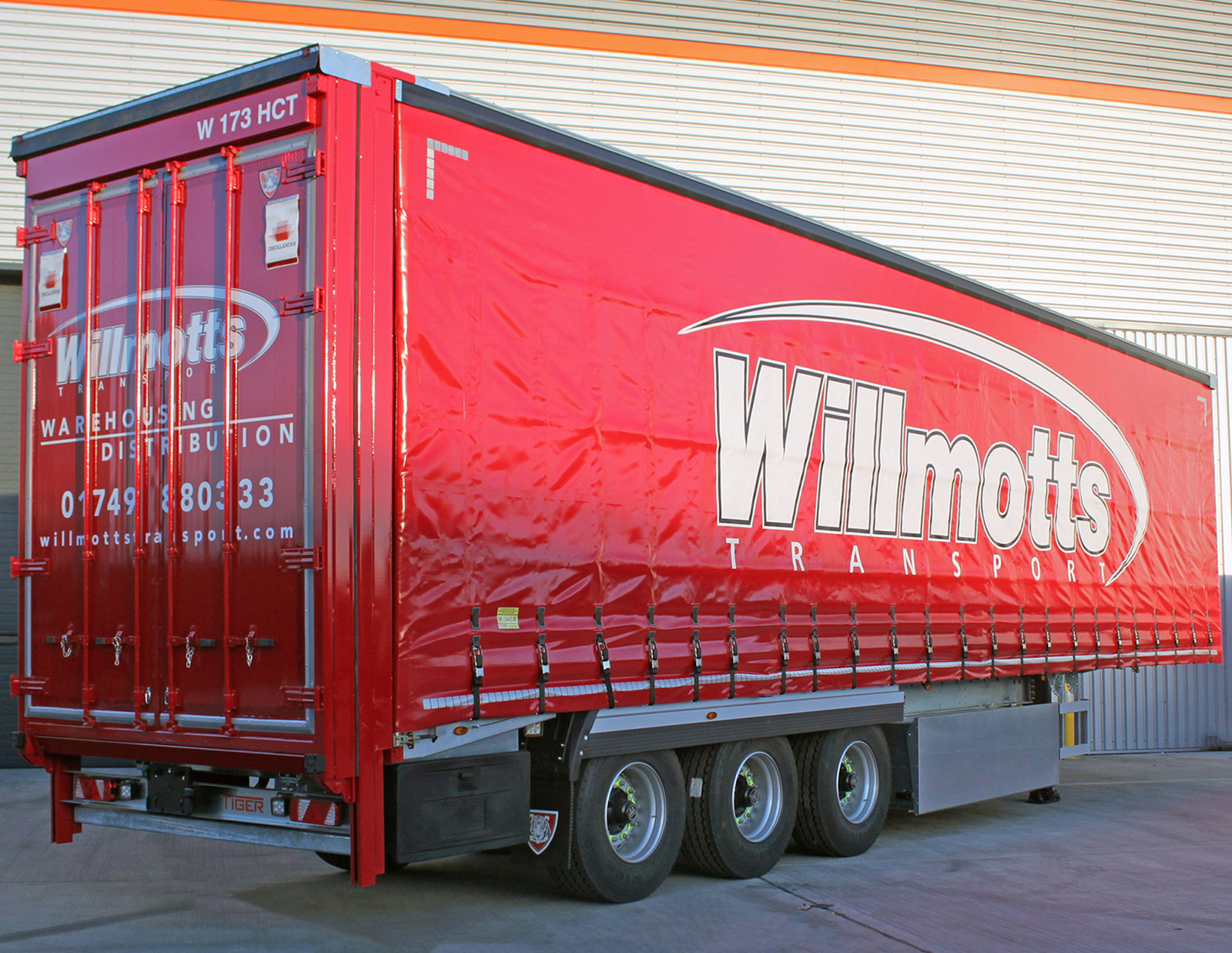 Tiger Trailers news - Willmotts warehousing distribution south west trials refrigerated chilled temperature