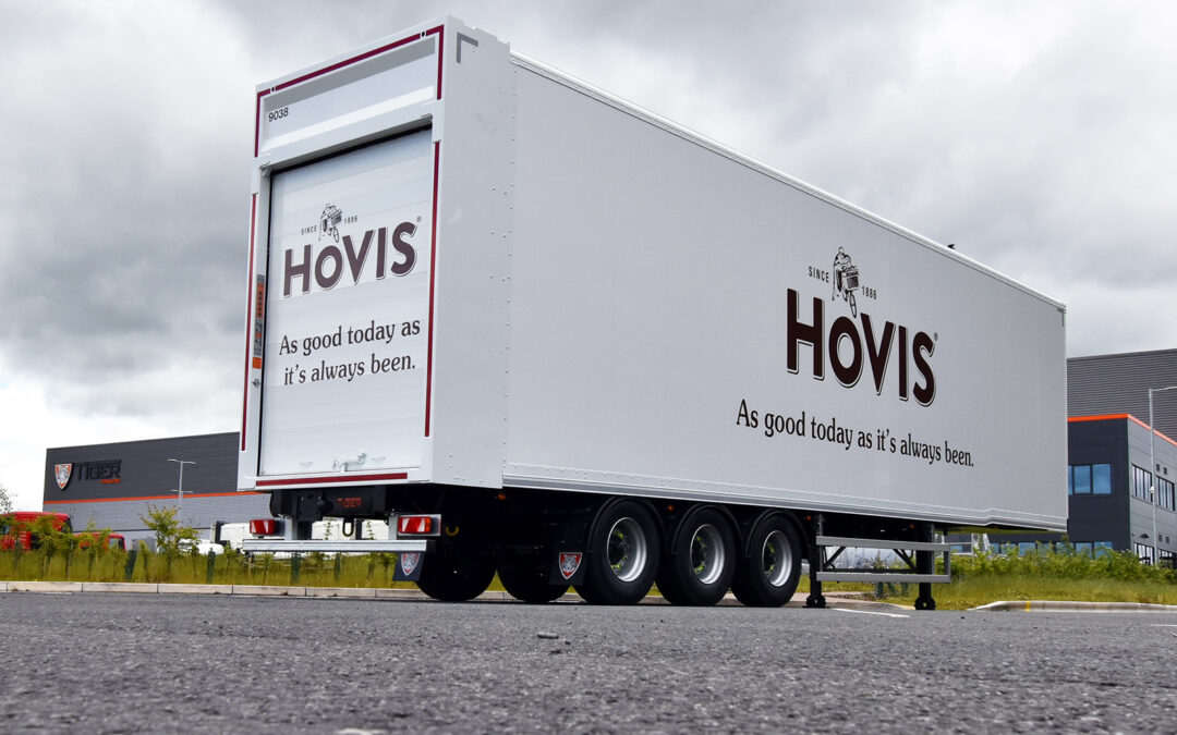 Thirty efficiency-focussed moving deck double deck Tiger Trailers put on Hovis’ table