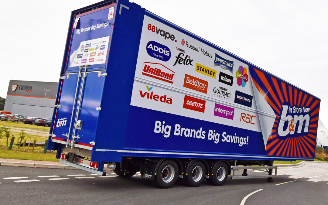 Variety retailer B&M adds an extra twenty-one 52-pallet Tiger fixed double decks to its fleet