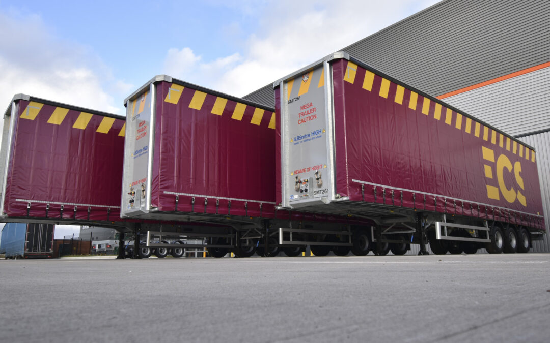 Tiger supplies 50 dual-height mega curtainsiders to Belgian operator ECS