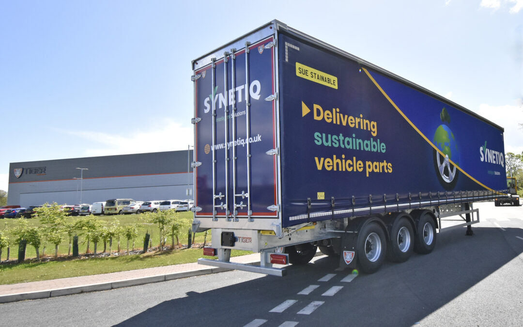 A trio of individually named Tiger curtainsiders joins SYNETIQ’s green fleet