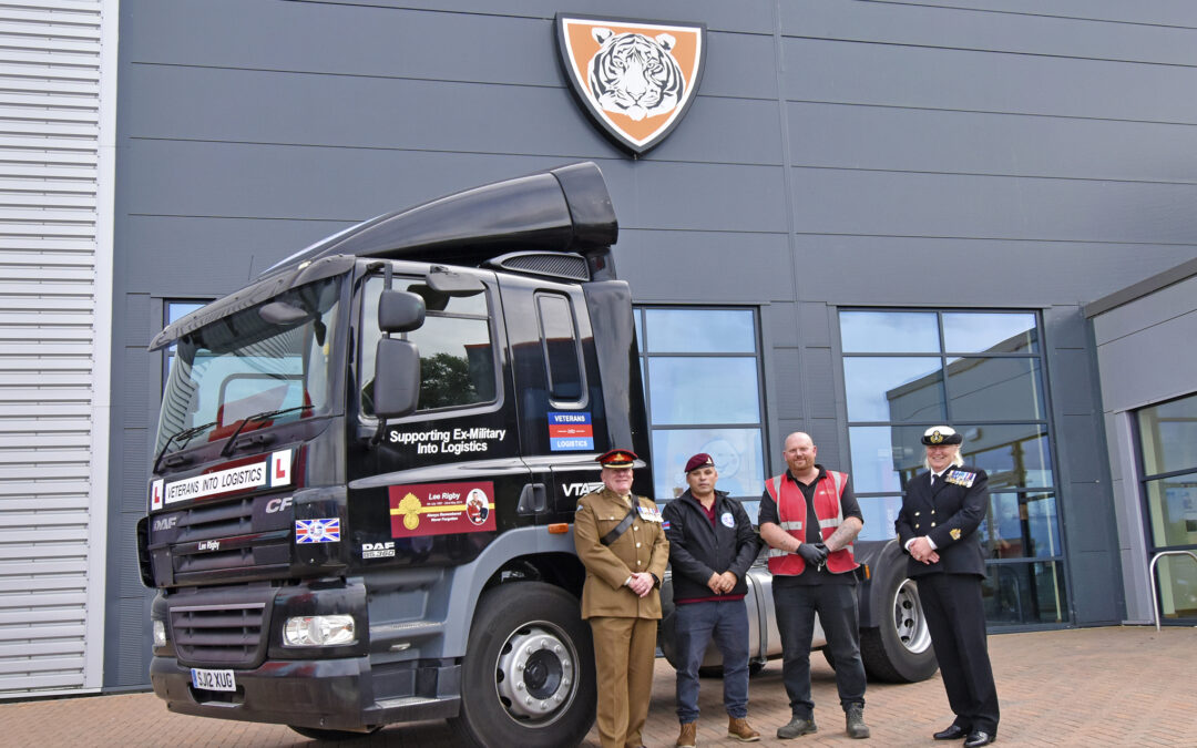 Tiger Trailers supports Veterans into Logistics at a key time for the road transport sector