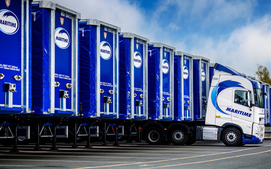 Maritime Transport turns to Tiger for its latest fleet addition of 100 curtainsided trailers