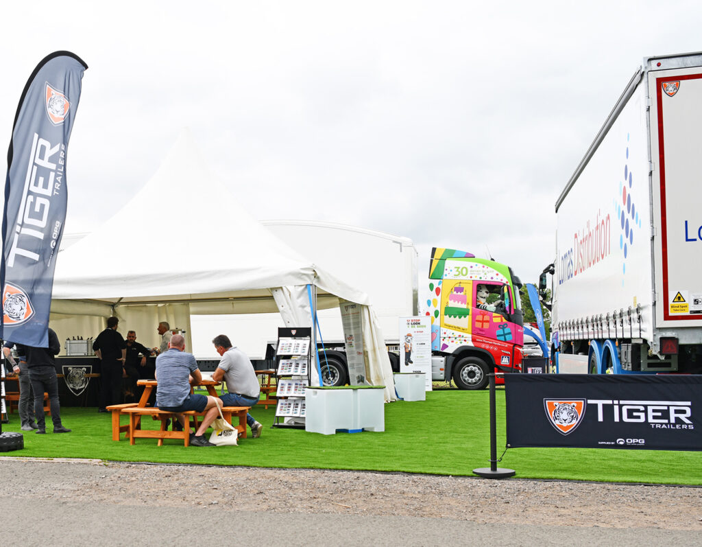 Tiger Trailers exhibitors at Road Transport Expo (RTX) 2023