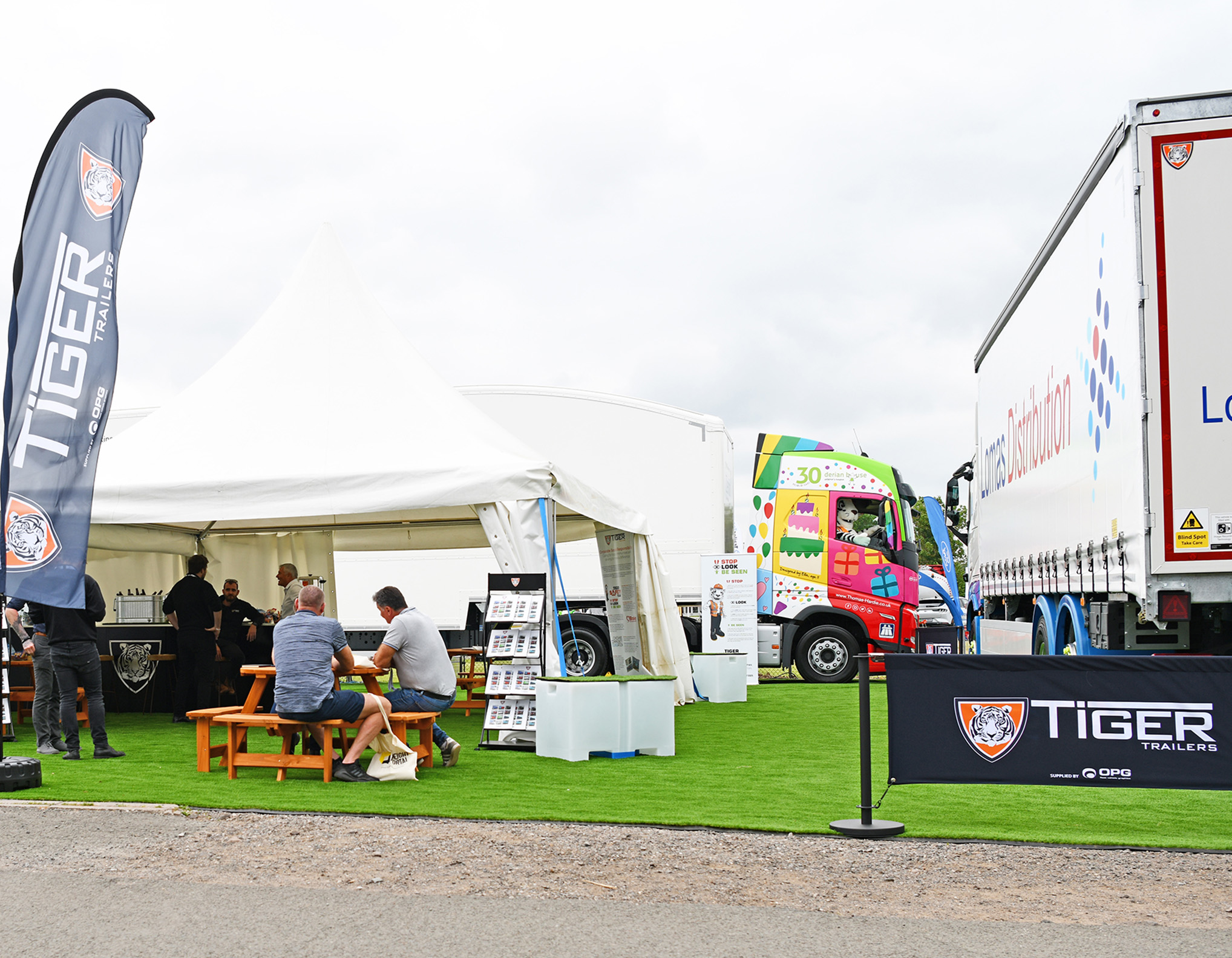 Tiger Trailers exhibited at Road Transport Expo RTX 2023 Stoneleigh