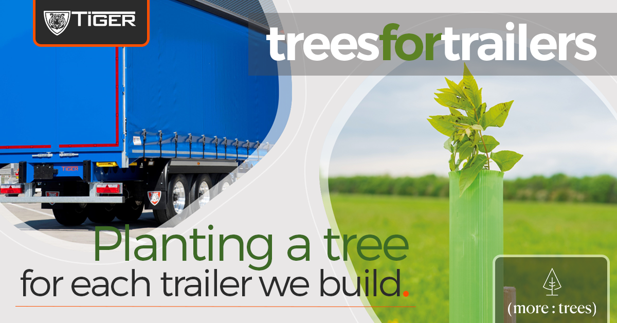Tiger Trailes tree planting per trailer THG Eco More Trees