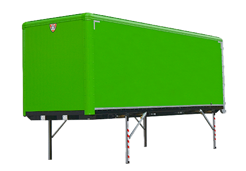 Specialist trailer manufacturer Tiger CTA contact swap body demount box