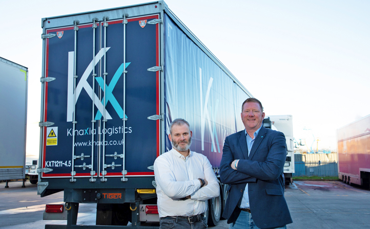 Kinaxia Logistics upgrades fleet with over 200 curtainsiders from Tiger Trailers