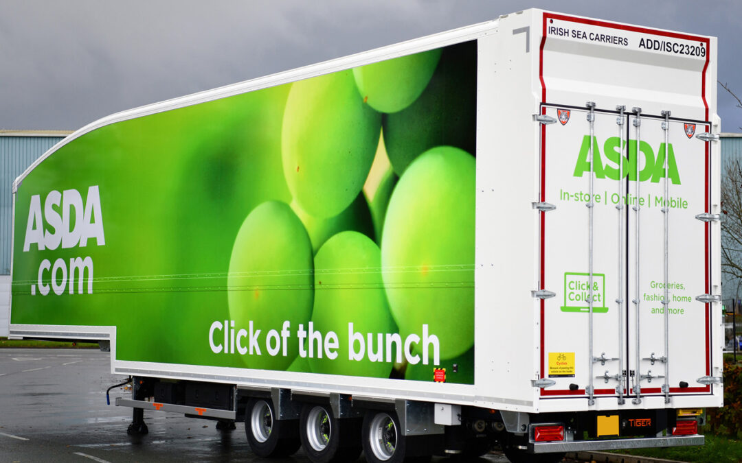 ASDA begins introducing 167 Tiger Trailers moving decks