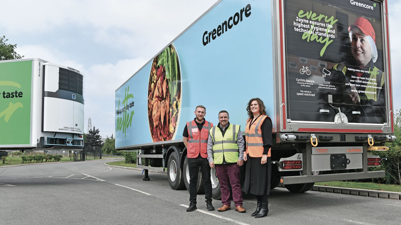 Home accordion temperature refrigerated trailer rigid bodywork manufacturer - Greencore
