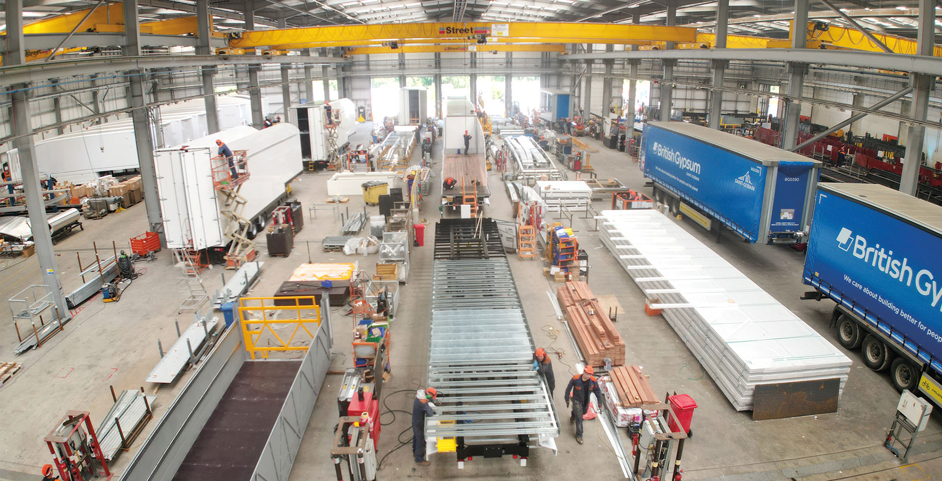 Tiger Trailrs factory production lines, Winsford, Cheshire.