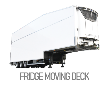 Moving deck fridge trailer manufacture by Tiger