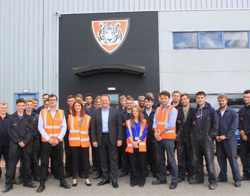 Tiger Trailers continues roaring success of its apprenticeship scheme