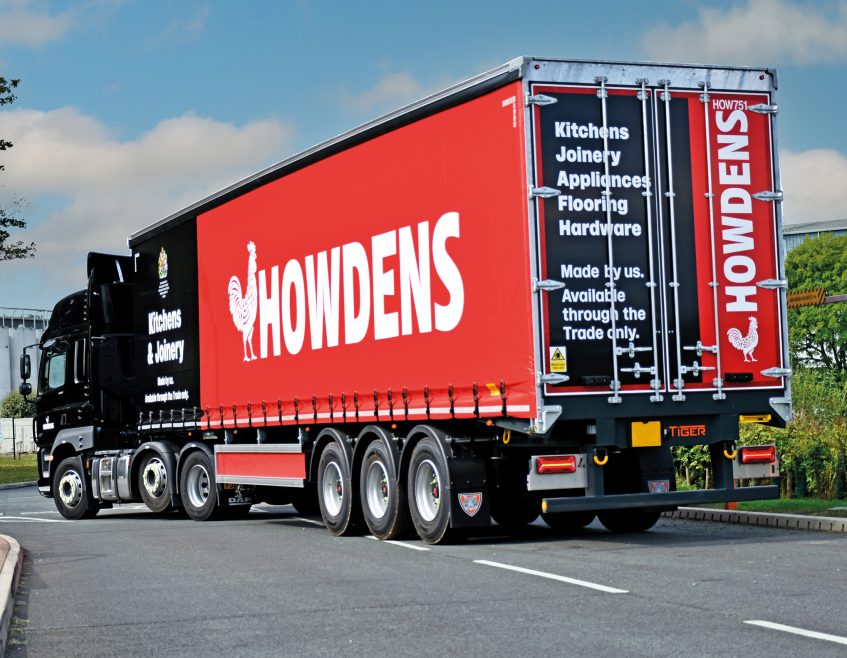 Tiger builds an additional 134 curtainsiders for Howdens