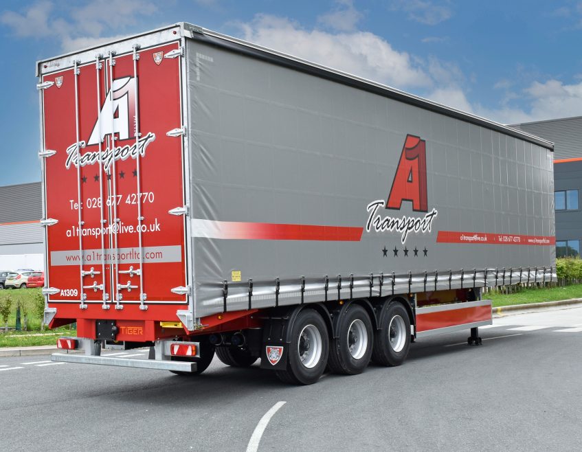 Tiger’s Irish customer base grows further with 25 on-time curtainsiders for A1 Transport